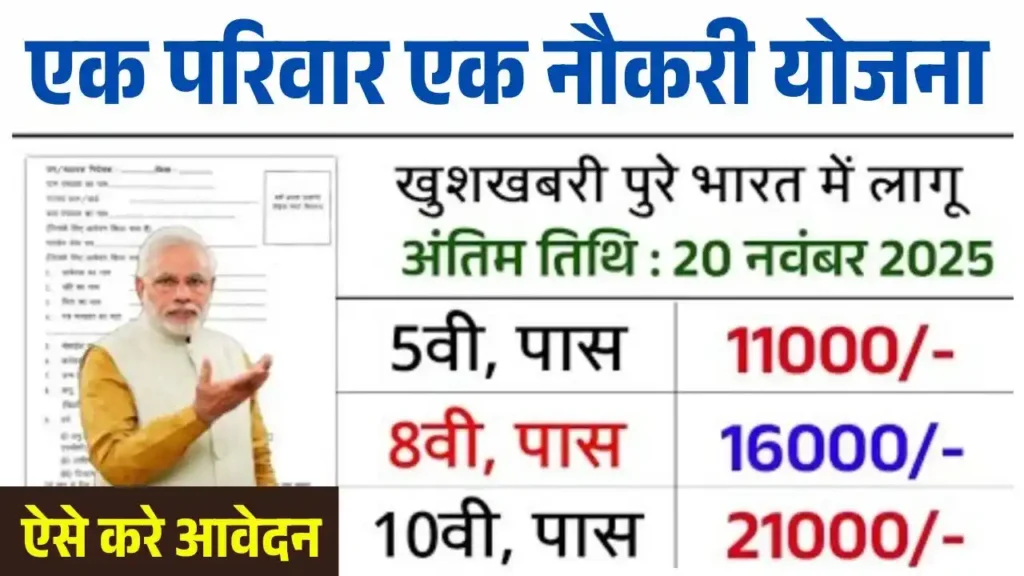 Ek Parivar Ek Naukri Yojana